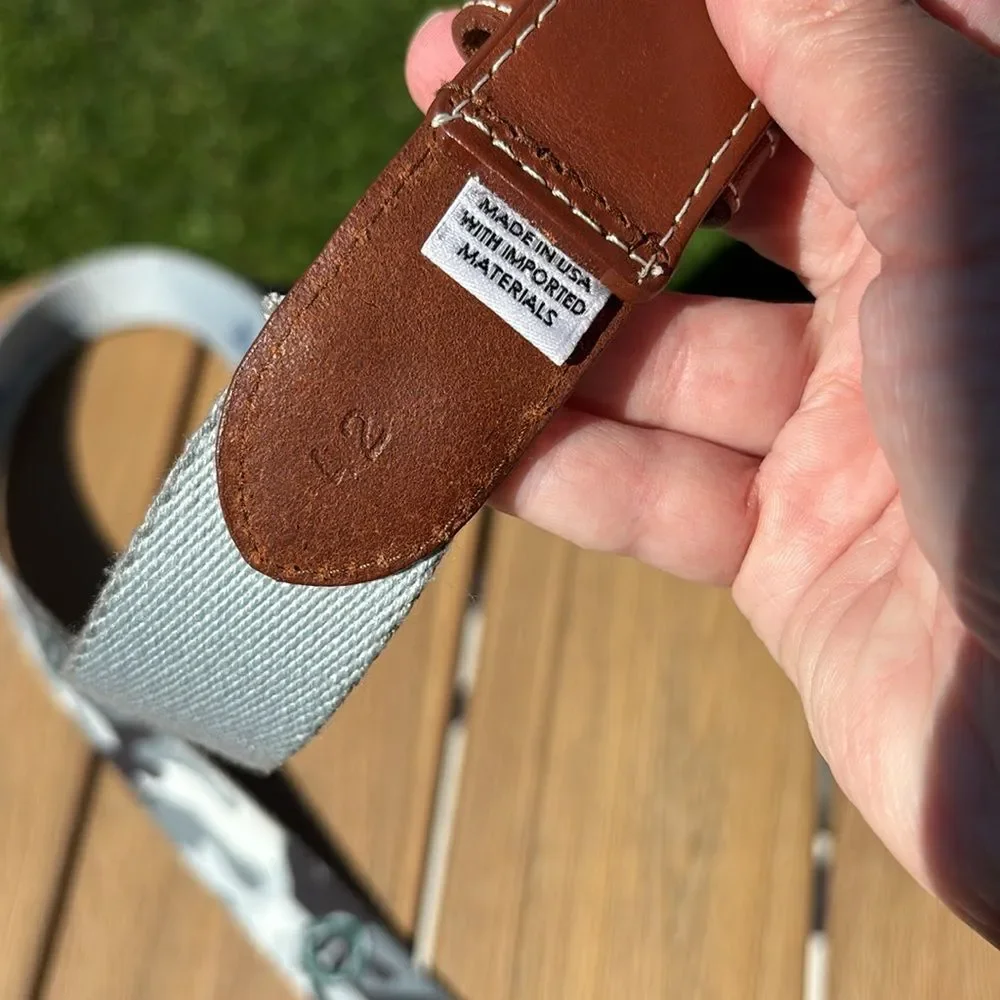 Peter Millar Camo British Open limited edition Men's Brown and Gray Belt size 42